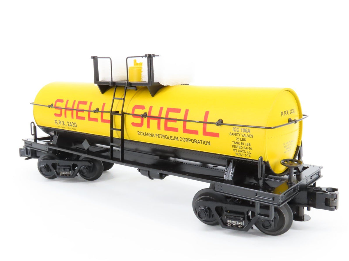 O27 Gauge 3-Rail MTH RailKing 30-8108 RPX Shell Single Dome Tank Car #2430