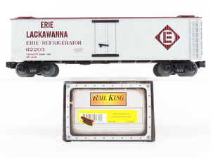 O27 Gauge 3-Rail MTH RailKing 30-8601 EL Erie Lackawanna 40' Reefer #62203