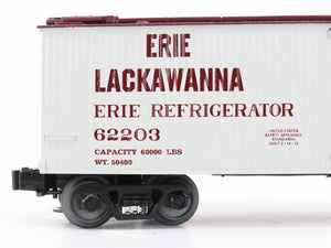 O27 Gauge 3-Rail MTH RailKing 30-8601 EL Erie Lackawanna 40' Reefer #62203
