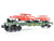 O27 Gauge 3-Rail MTH RailKing 30-8310 RDG Reading Flat Car w/ '57 Chevy Nomads