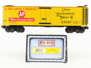 O27 Gauge 3-Rail MTH RailKing 30-8606 URTC Atlantic & Pacific Tea Reefer #23027