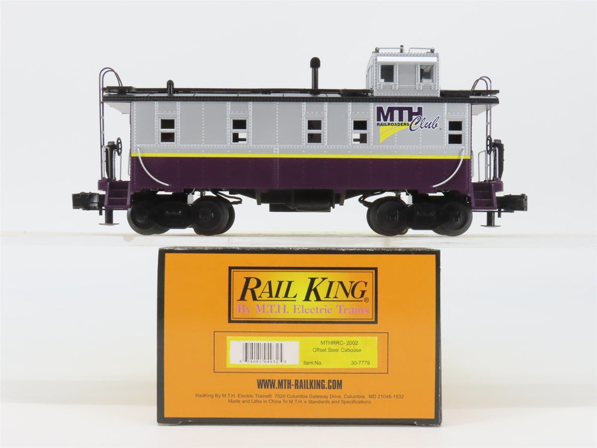 O Gauge 3-Rail MTH RailKing 30-7779 MTHRRC 2002 Steel Offset Cupola Caboose