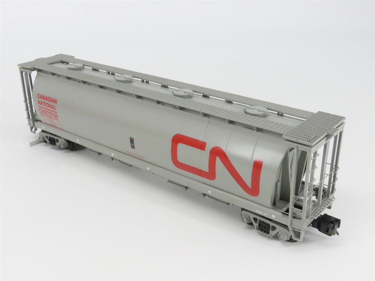 O Gauge 3-Rail MTH 20-97687 CN &quot;Rainbow&quot; 4-Bay Cylindrical Hopper #370708
