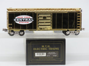 O Gauge 3-Rail MTH 20-93037 NYC Millennium Special 40' Box Car - Gold Plated