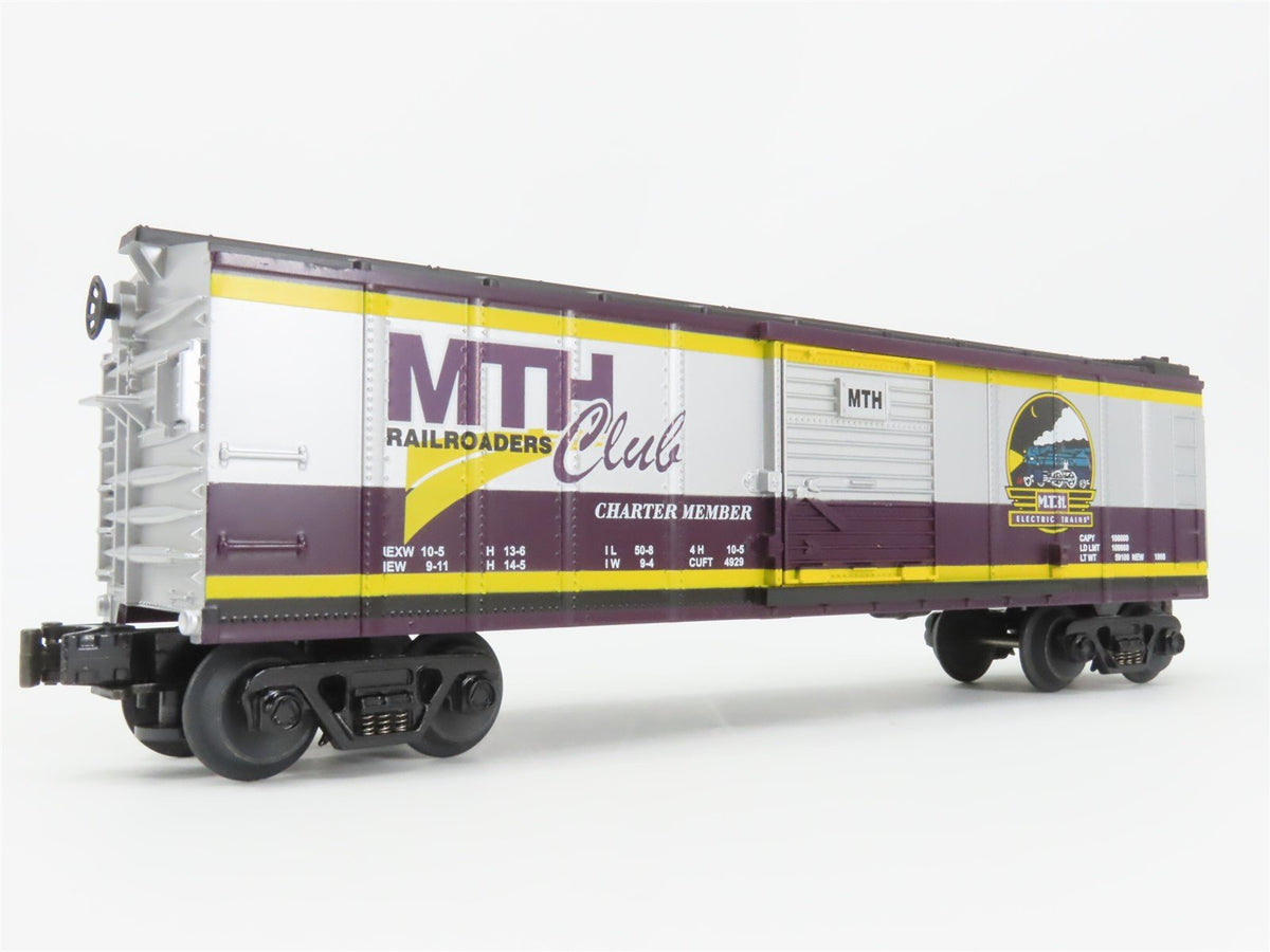 O27 Gauge 3-Rail MTH RailKing 30-7423 MTHRRC MTH Railroaders Club 40&#39; Box Car