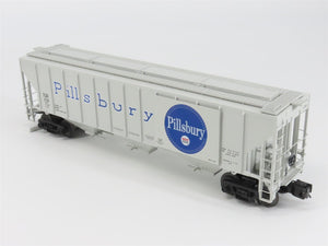 O Gauge 3-Rail MTH 20-97319 TLDX Pillsbury 3-Bay Covered Hopper #6758