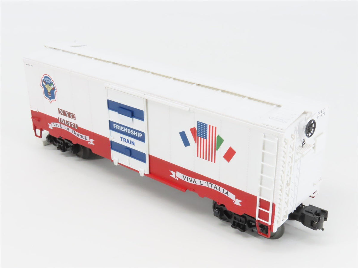 O Gauge 3-Rail MTH 20-93524 NYC &quot;Friendship Train Italy/France&quot; Box Car #151471
