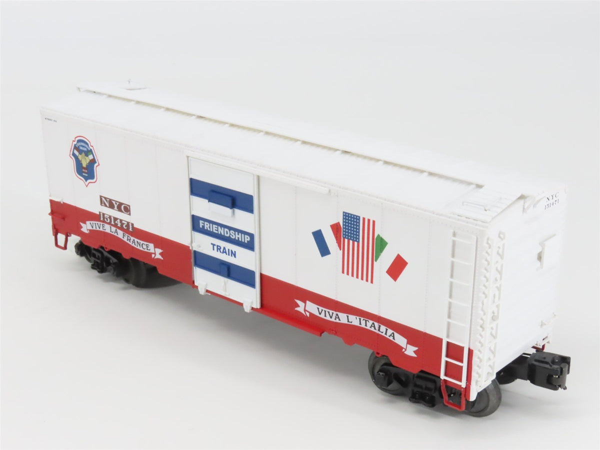 O Gauge 3-Rail MTH 20-93524 NYC &quot;Friendship Train Italy/France&quot; Box Car #151471