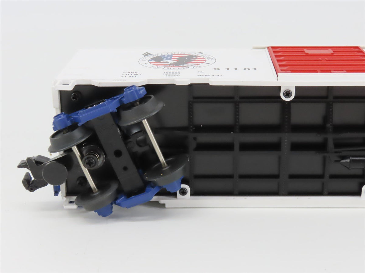 O Gauge 3-Rail MTH RailKing 20-93092 &quot;American Freedom 1776-2001&quot; Box Car #91101