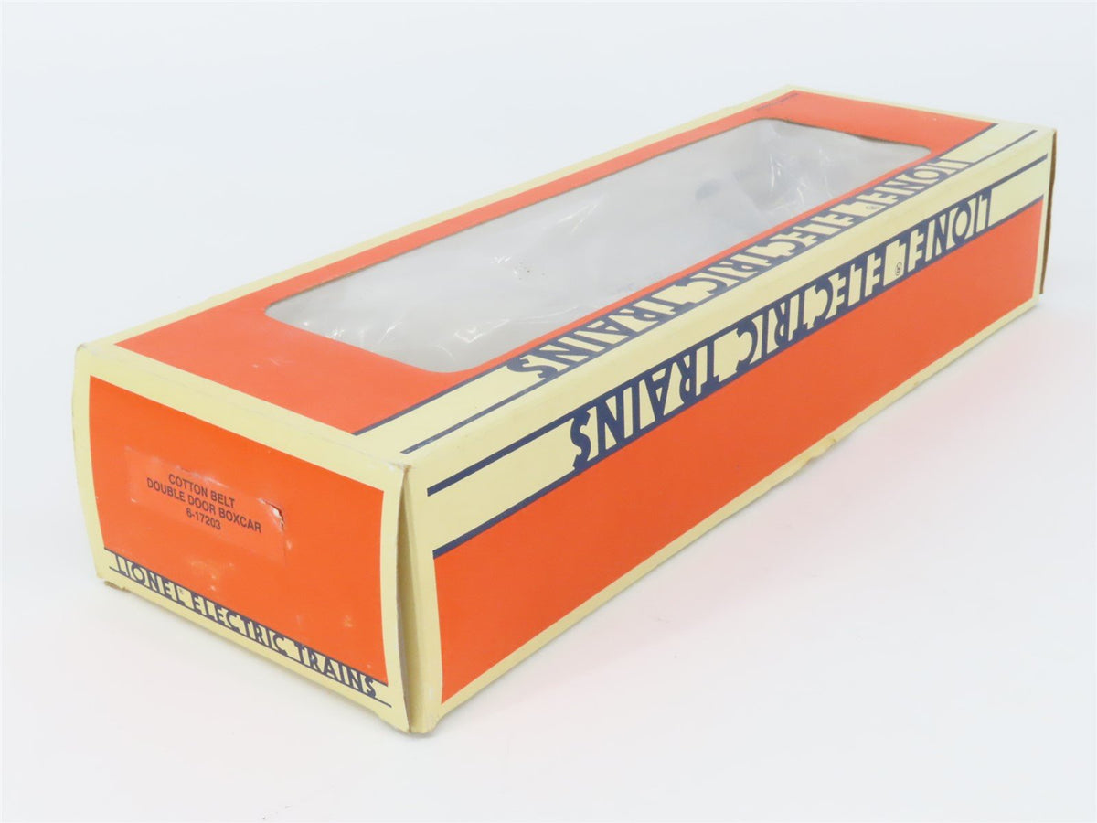 O Gauge 3-Rail Lionel 6-17203 SSW Cotton Belt 50&#39; Double-Door Box Car #17203