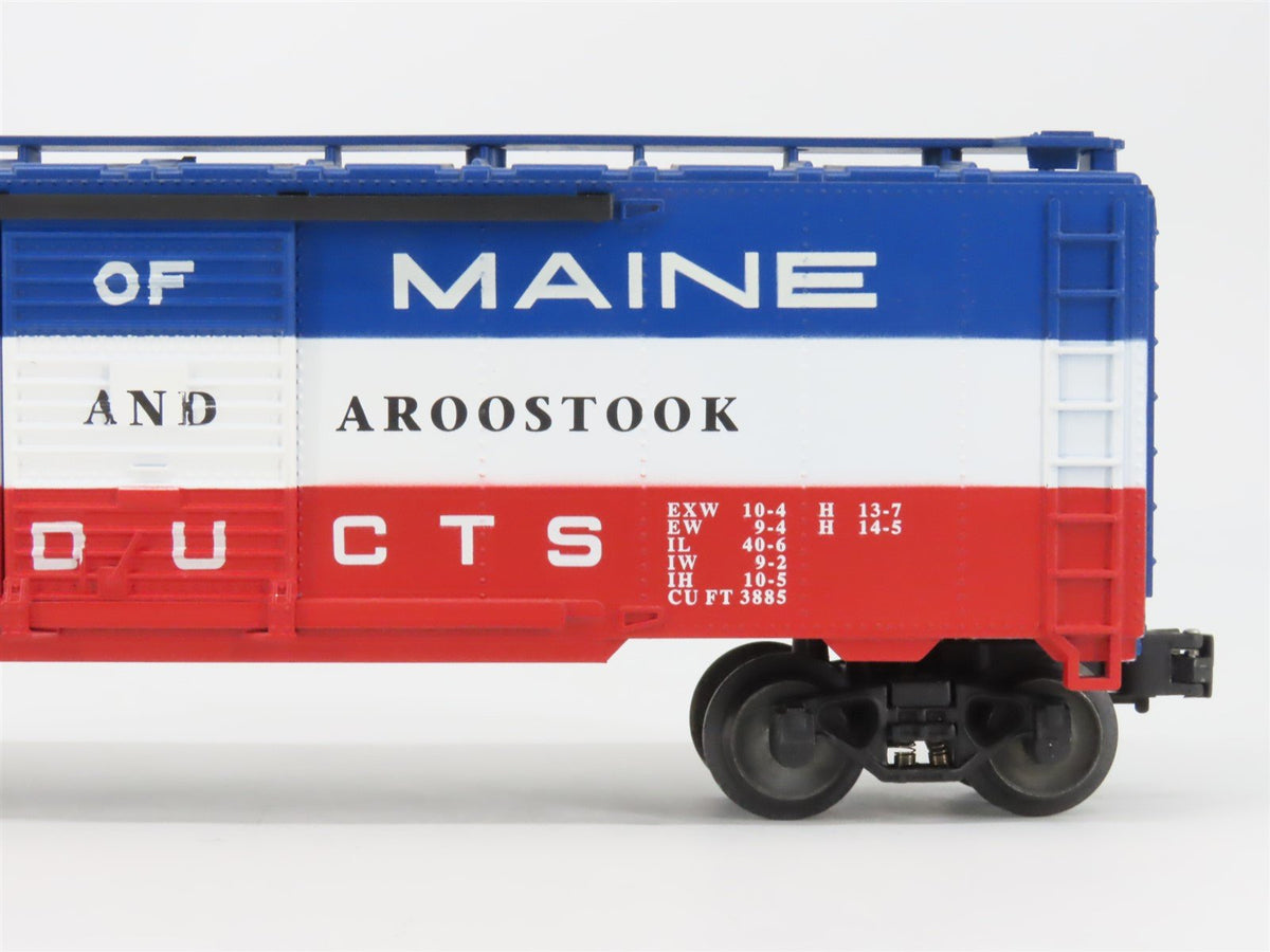 O Gauge 3-Rail Lionel 6-17218 BAR &quot;State of Maine&quot; 40&#39; Single Door Box Car #2184