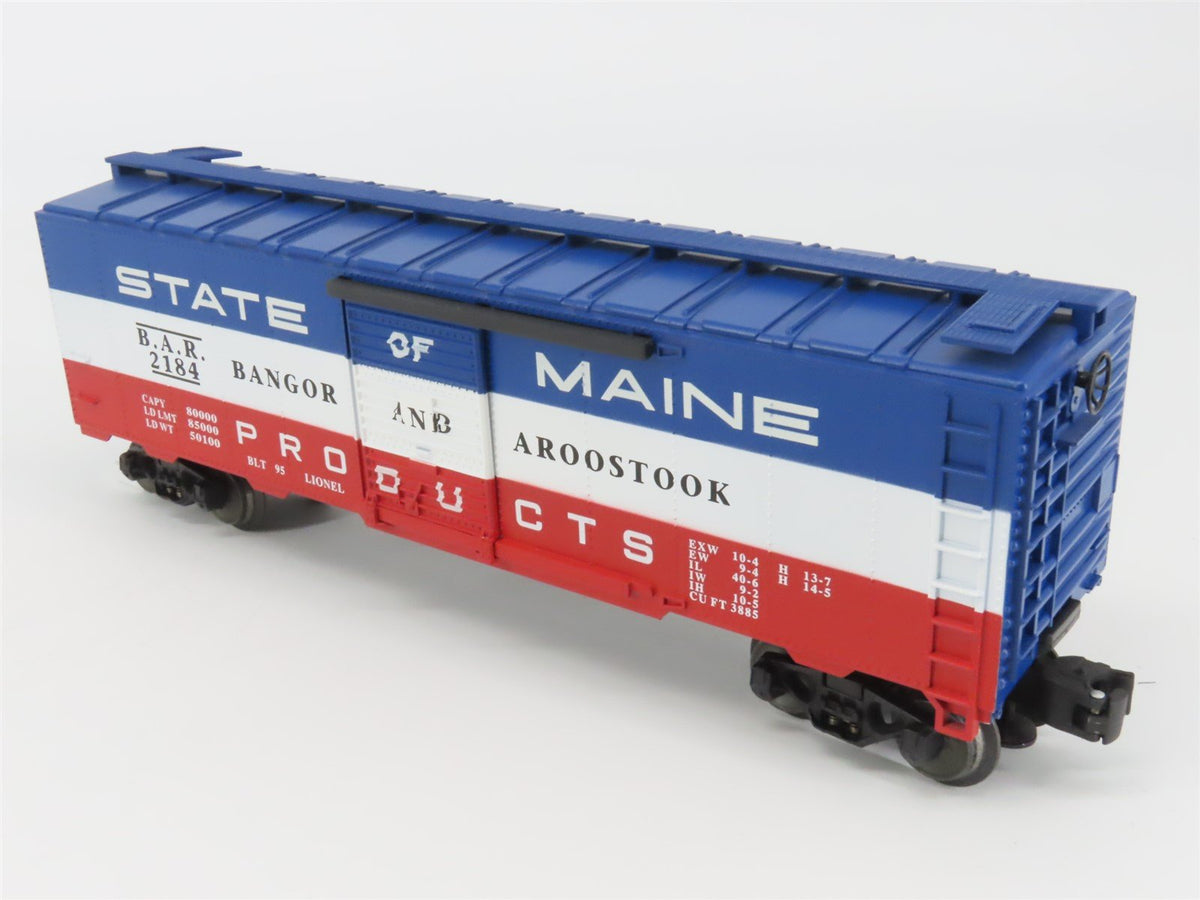 O Gauge 3-Rail Lionel 6-17218 BAR &quot;State of Maine&quot; 40&#39; Single Door Box Car #2184