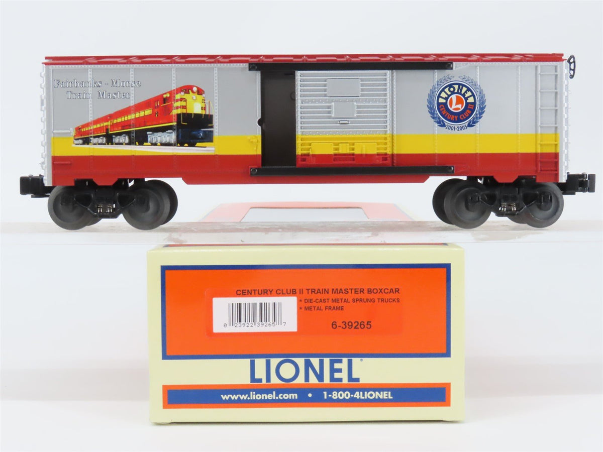O Gauge 3-Rail Lionel 6-39265 Century Club II &quot;FM Train Master&quot; Box Car