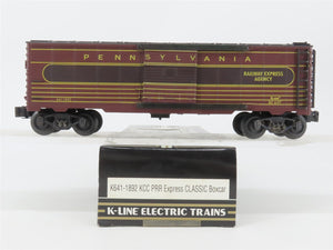 O27 Gauge 3-Rail K-Line K641-1892 PRR Pennsylvania REA Express Box Car #6411892