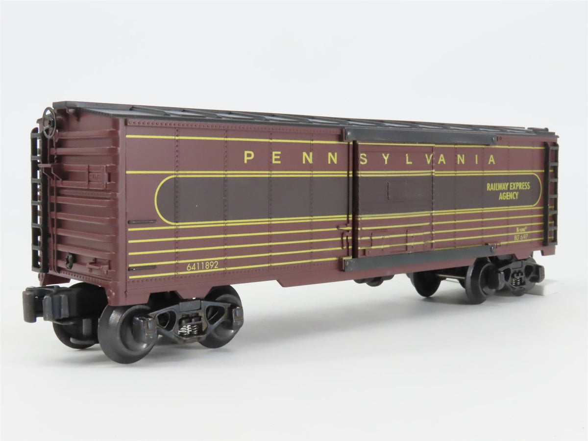 O27 Gauge 3-Rail K-Line K641-1892 PRR Pennsylvania REA Express Box Car #6411892