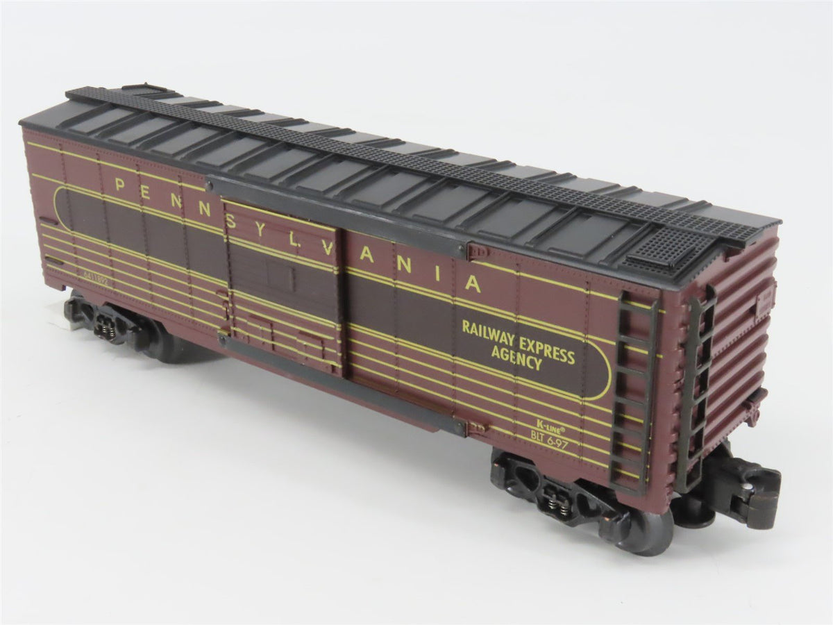 O27 Gauge 3-Rail K-Line K641-1892 PRR Pennsylvania REA Express Box Car #6411892