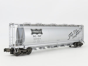 O Gauge 3-Rail Atlas 6333-2 SLSF Frisco ACF 6-Bay Cylindrical Hopper #81024