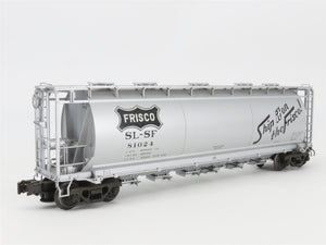 O Gauge 3-Rail Atlas 6333-2 SLSF Frisco ACF 6-Bay Cylindrical Hopper #81024