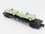 O27 Gauge 3-Rail MTH RailKing 30-7613 Auto Transport Flat Car #1957 w/ T'Birds