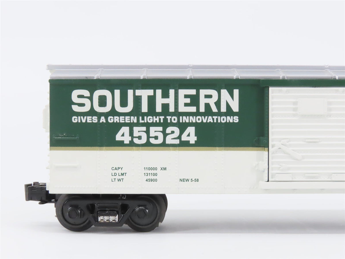 O27 Gauge 3-Rail MTH RailKing 30-74072 SOU Southern &quot;Green Light&quot; Box Car #45524