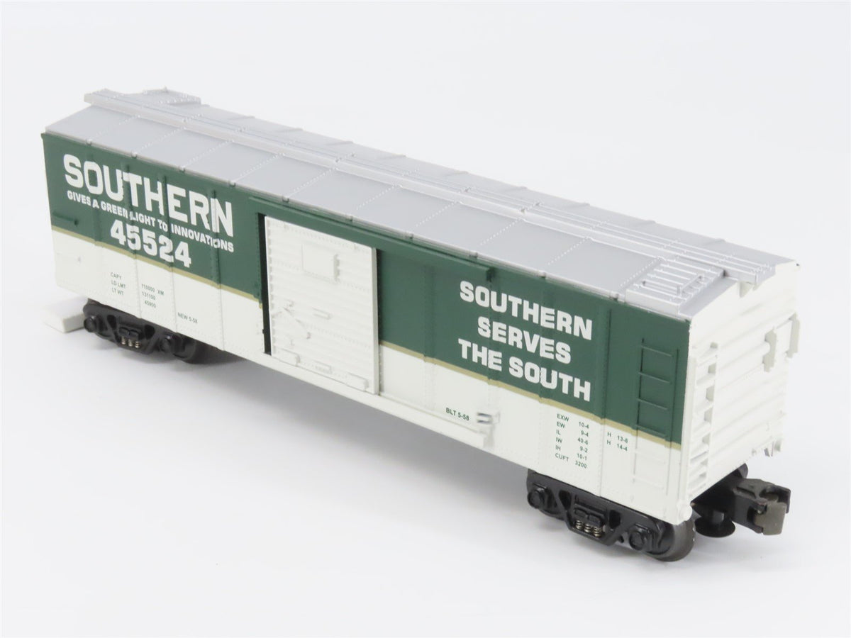 O27 Gauge 3-Rail MTH RailKing 30-74072 SOU Southern &quot;Green Light&quot; Box Car #45524