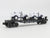 O27 Gauge 3-Rail MTH RailKing 30-8304 C&O Flat Car #w/ 2 Ertl Panel Vans