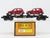 O27 Gauge 3-Rail MTH RailKing 30-76039 Flat Car #2000 w/ 2 Red PT Cruisers