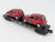 O27 Gauge 3-Rail MTH RailKing 30-76039 Flat Car #2000 w/ 2 Red PT Cruisers