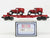 O27 Gauge 3-Rail MTH RailKing 30-8303 MILW Flat Car #64391 w/Ertl '32 Panel Vans