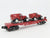 O27 Gauge 3-Rail MTH RailKing 30-8303 MILW Flat Car #64391 w/Ertl '32 Panel Vans