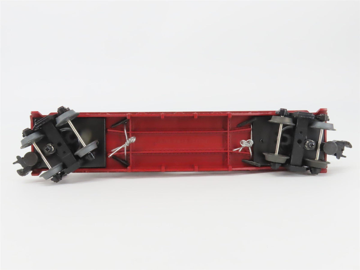 O27 Gauge 3-Rail MTH RailKing 30-8303 MILW Flat Car #64391 w/Ertl &#39;32 Panel Vans