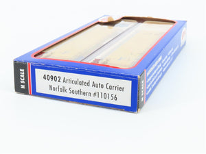 N Scale Atlas 40902 NS Norfolk Southern Articulated Auto Carrier #110156