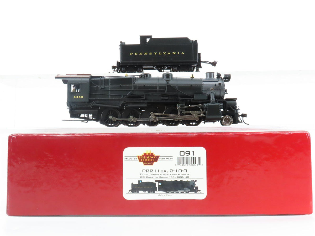 HO Scale Broadway Limited BLI PCM 091 PRR 2-10-0 I1sa Steam #4440 w/ DCC &amp; Sound