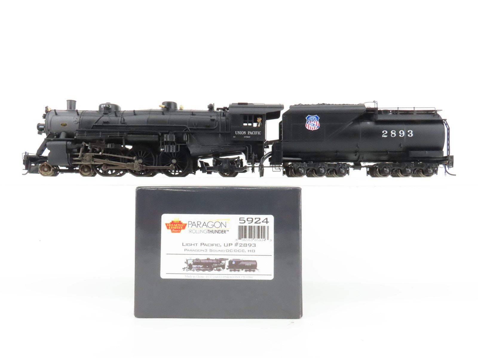 HO Broadway Limited BLI 5924 UP 4-6-2 Light Pacific Steam #2893 - Paragon3