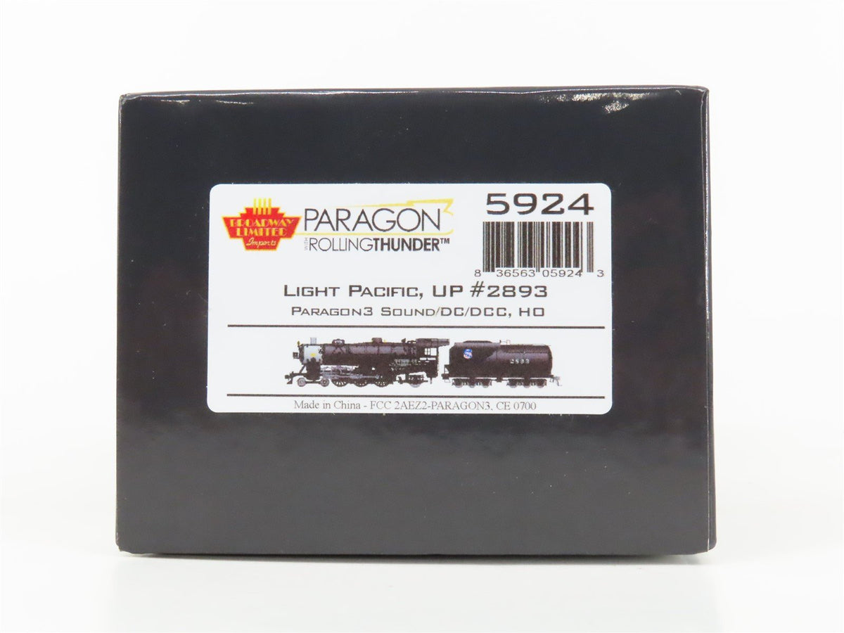 HO Broadway Limited BLI 5924 UP 4-6-2 Light Pacific Steam #2893 - Paragon3