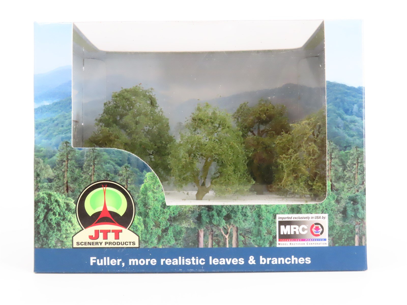 N 1/160 Scale JTT Scenery Products 92038 2"-3" Premium Deciduous Trees 4-Pack