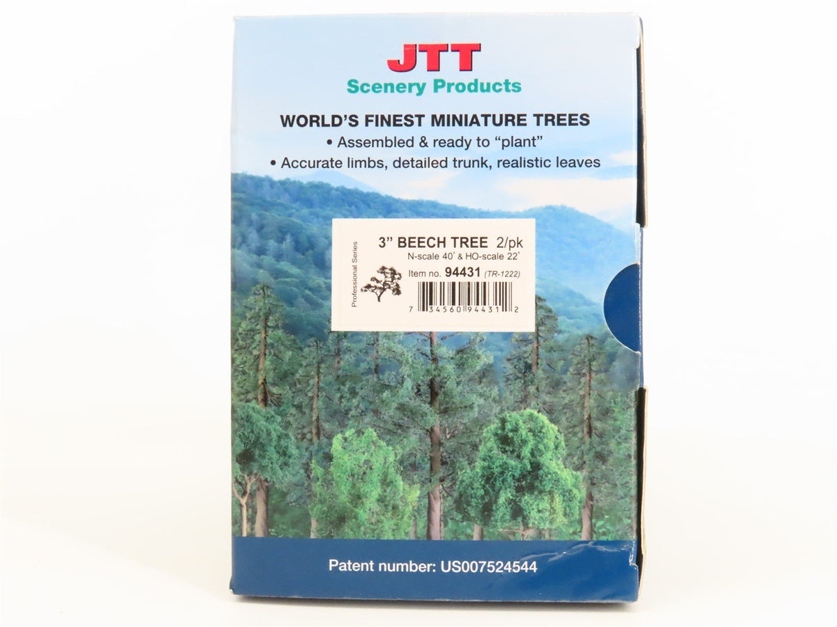 N /HO Scale JTT Scenery Products 94431 3&quot; Beech Tree 2-Pack