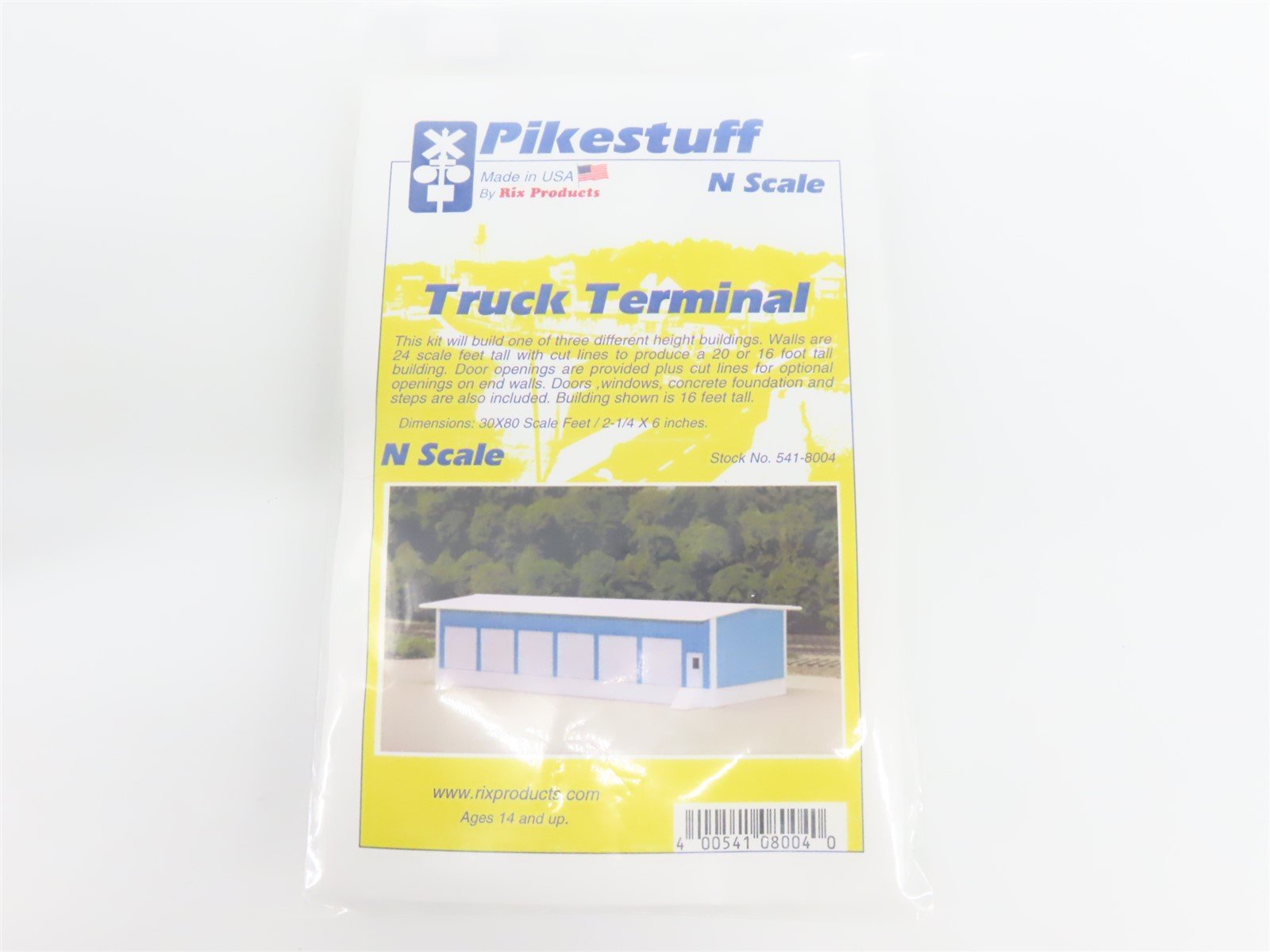 N 1/160 Scale Rix Products Pikestuff Kit 541-8004 Truck Terminal - SEALED