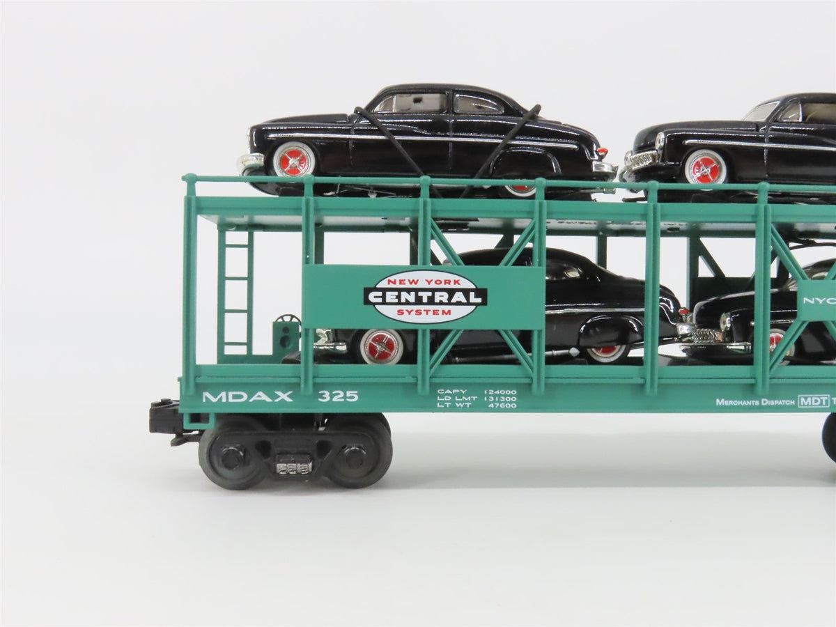 O Gauge 3-Rail MTH Rail King 30-7682 NYC Auto Carrier #325 w/ &#39;49 Mercurys