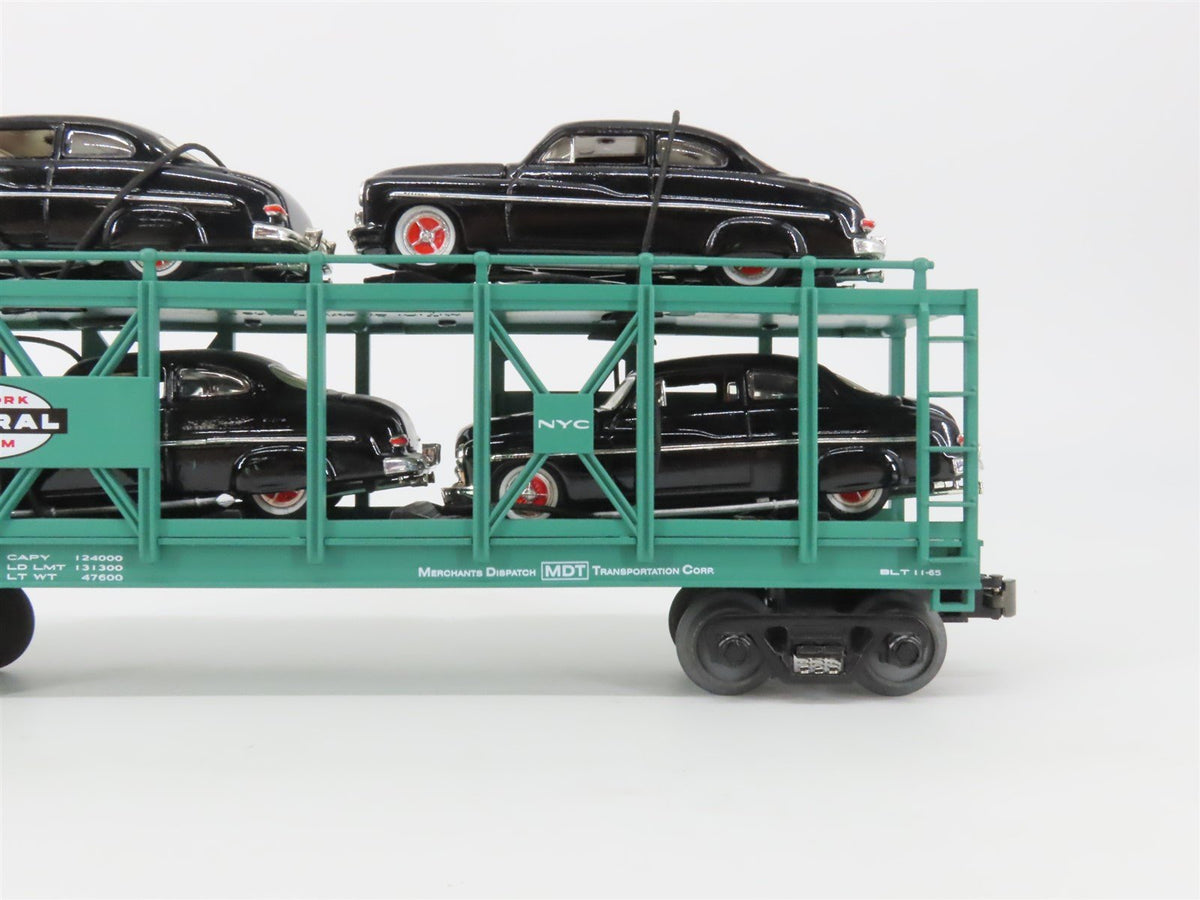 O Gauge 3-Rail MTH Rail King 30-7682 NYC Auto Carrier #325 w/ &#39;49 Mercurys
