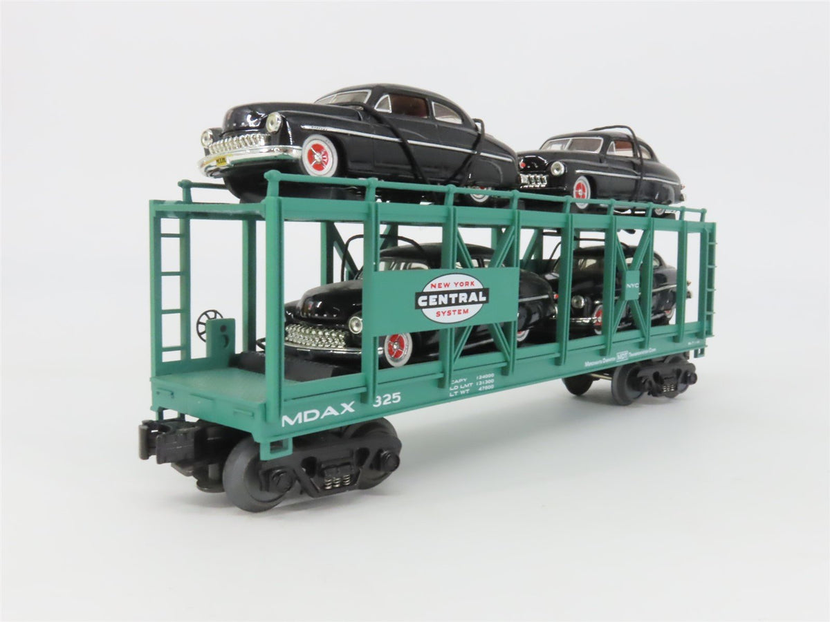 O Gauge 3-Rail MTH Rail King 30-7682 NYC Auto Carrier #325 w/ &#39;49 Mercurys