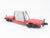 O Gauge 3-Rail MTH Rail King 30-8301 Die-Cast ATSF Flat Car 90000 w/ Transformer
