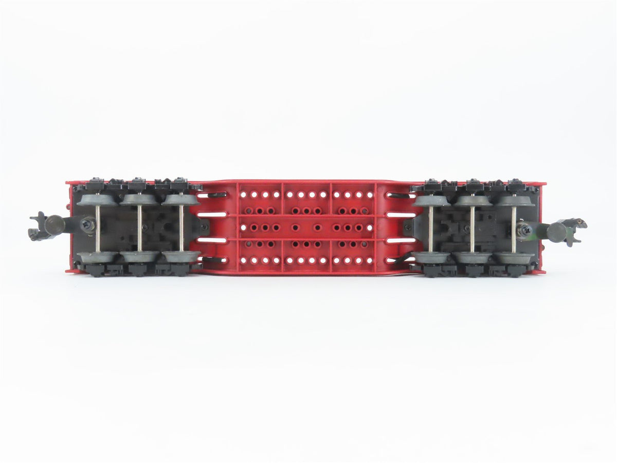 O Gauge 3-Rail MTH Rail King 30-8301 Die-Cast ATSF Flat Car 90000 w/ Transformer