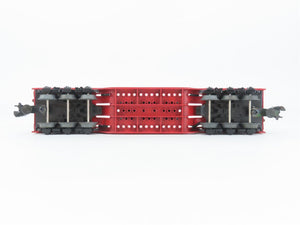 O Gauge 3-Rail MTH Rail King 30-8301 Die-Cast ATSF Flat Car 90000 w/ Transformer