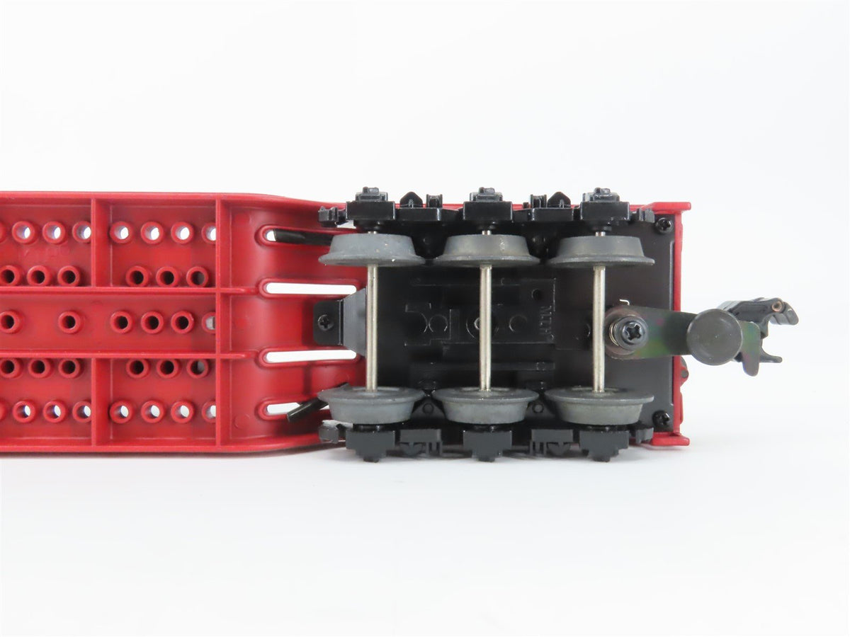 O Gauge 3-Rail MTH Rail King 30-8301 Die-Cast ATSF Flat Car 90000 w/ Transformer