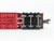 O Gauge 3-Rail MTH Rail King 30-8301 Die-Cast ATSF Flat Car 90000 w/ Transformer