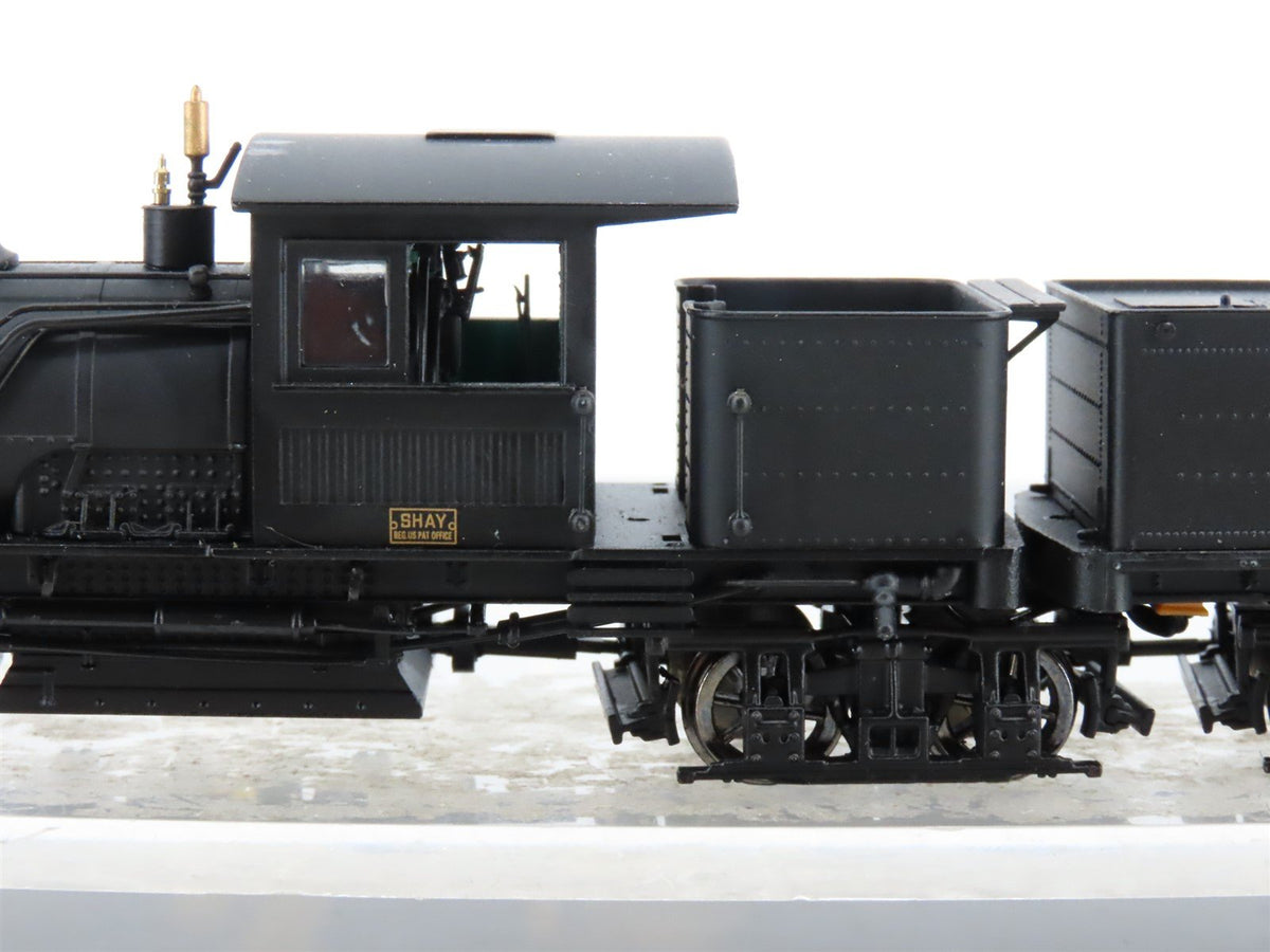 HO Scale Bachmann 81901 Unlettered 80-Ton 3 Truck Shay Steam Locomotive