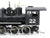On30 Scale Bachmann 25223 C&S Colorado & Southern 2-6-0 Steam Locomotive #22