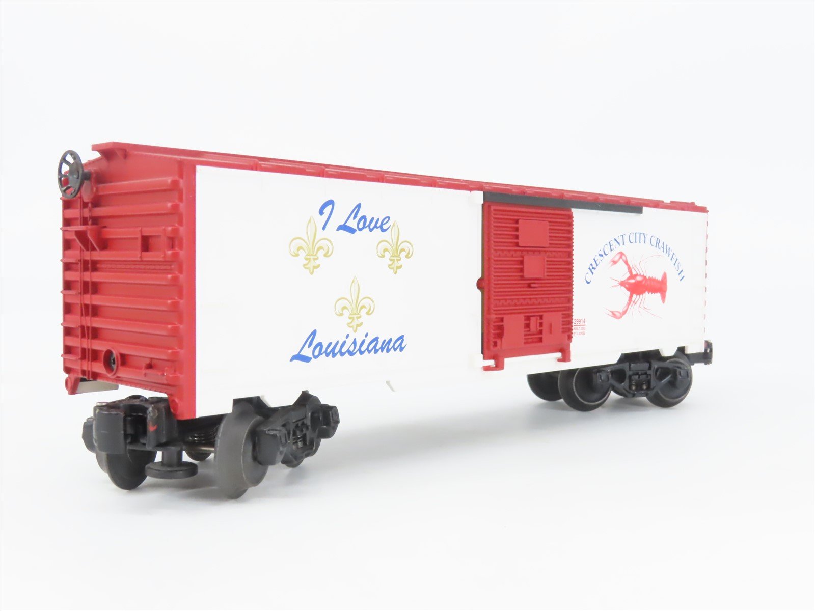 O Gauge 3-Rail Lionel 6-29914 I Love Louisiana Single Door Box Car