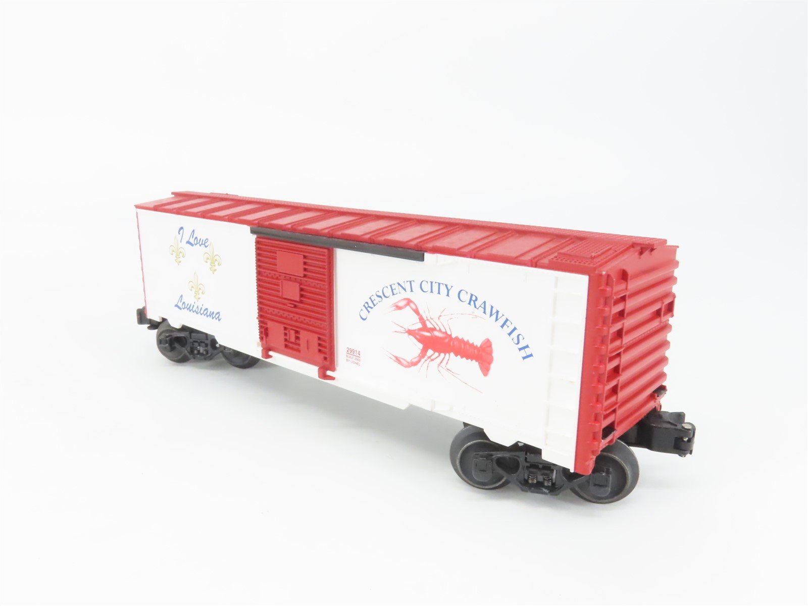 O Gauge 3-Rail Lionel 6-29914 I Love Louisiana Single Door Box Car
